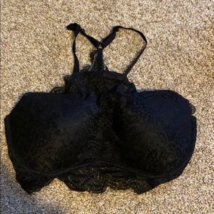 victoria secret pink eyelash lace bra